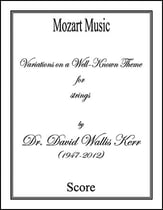 Variations on a Well-Known Theme Orchestra sheet music cover